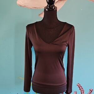 Chic Black Long Sleeve Women's Top